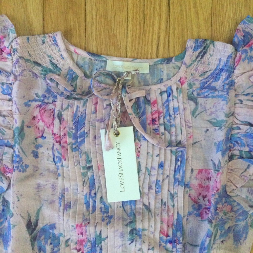 LoveShackFancy Chester Ruffled Top - Picture 6 of 7